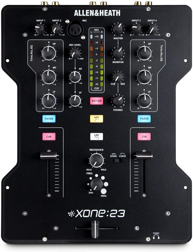 Allen & Heath XONE:23 2-Channel DJ Mixer with VCF Filter System