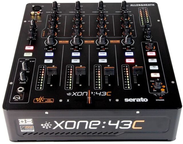 Allen & Heath XONE:43C DJ Mixer with 16-Channel Soundcard and 4 Inputs