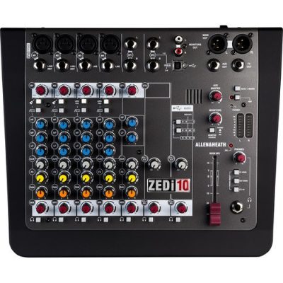 Allen & Heath ZEDi-10 10-Channel USB Mixer with 4x4 24-bit/96kHz Interface