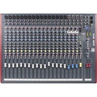 Allen & Heath ZED-22FX Audio Mixer with 16 Mic Inputs and USB Audio
