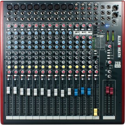 Allen & Heath ZED16FX Audio Mixer with USB and 16 Effects