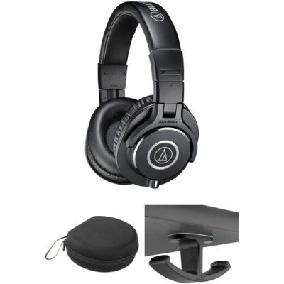 Audio Technica ATH-M40X Studio Monitor Headphones with 40mm Drivers