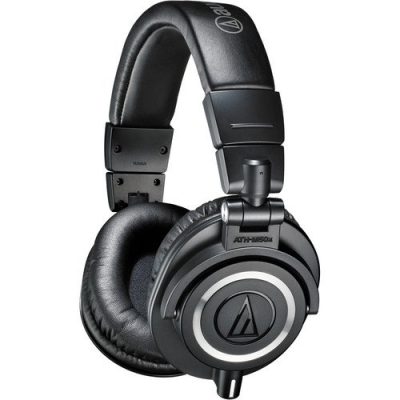 Audio Technica Studio Headphones ATH-M50X 45mm Drivers Black