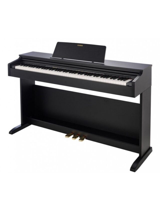 Casio Digital Piano AP-270 Black with 88-Key Hammer Action and 192-Note Polyphony