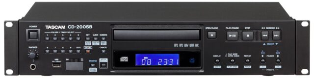 Tascam CD-200SB CD and Solid-State Player with USB/SD Support