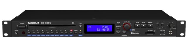 Tascam CD-400U Multi-Player with Bluetooth 4.2 and AM/FM Radio