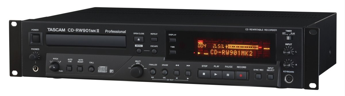 Tascam Professional CD Recorder CD-RW901MKII with 24-bit Conversion - Image 2