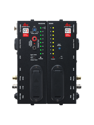 DBX Professional Cable Tester CT-3 with 8-Pin Testing and 2-Piece Design
