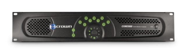 Crown Cinema Monitor Amplifier CXM2000 15A Power Black