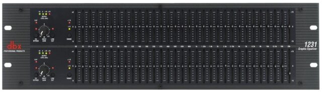 DBX Professional Graphic Equalizer 1231 Dual Channel 31-Band ±15dB