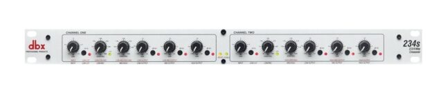 DBX Professional 234s Stereo/Mono Crossover with Linkwitz-Riley 24dB Filter