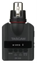 Tascam DR-10X Micro Plug-On Audio Recorder 48kHz/24-Bit for Interviews