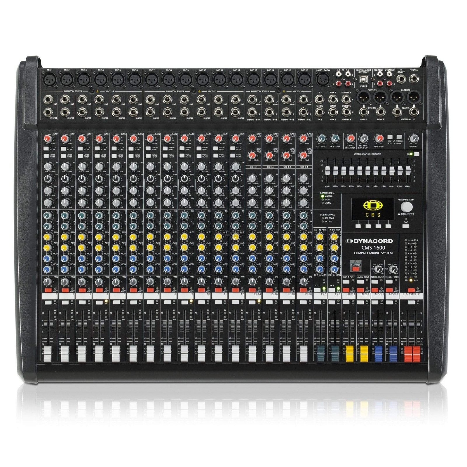 Dynacord CMS 1600-3 12-Channel Mixing Console with Dual Effects