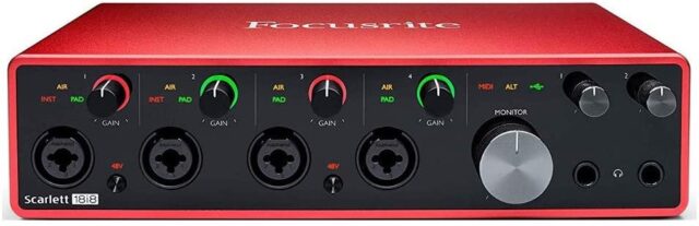 Focusrite Scarlett 18i8 3rd Gen USB Audio Interface 18x8 24-bit/192kHz
