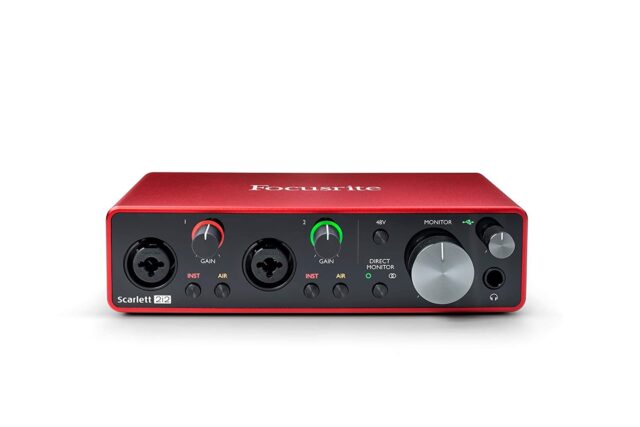Focusrite Scarlett 2i2 3rd Gen USB Audio Interface with 24-bit/192kHz