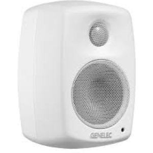 Genelec 4010AW Compact 2-Way Active Speaker, 74Hz-20kHz, White Finish