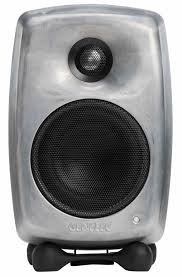 Genelec 4020CRW Compact Two-Way Active Speaker - 50W Dual Amp, Aluminum Finish