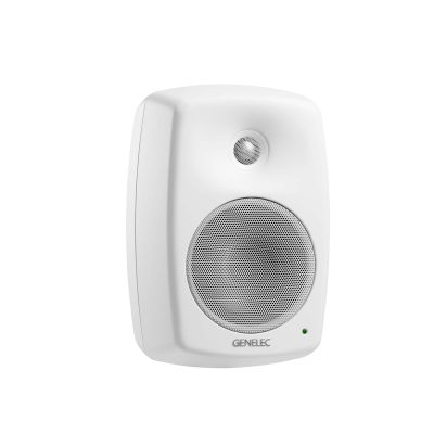 Genelec 4030CW Compact White Active Speaker with Dual Class-D Amps
