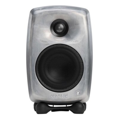 Genelec 8020D Studio Monitor Speaker, Bi-Amplified, RAW Aluminum Finish