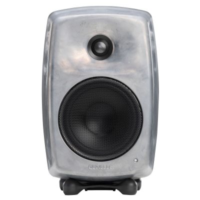 Genelec 8030C Active Studio Monitor - Raw Aluminum Finish with MDE and DCW Tech