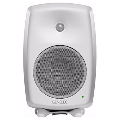 Genelec 8340AWM Two-Way Active Studio Monitor - 6.5in Woofer - White Finish