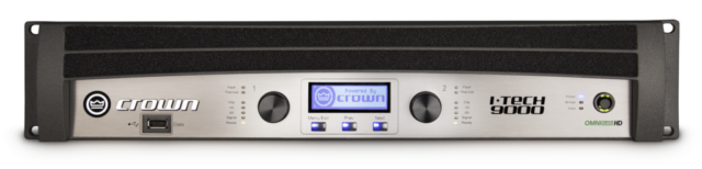 Crown 2-Channel 3500W Power Amplifier IT9000HD with DSP Processing