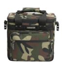 Magma LP Record Bag 50 Camouflage Green/Red 150x7-inch Capacity