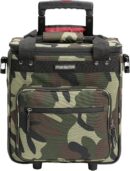 Magma LP-Trolley 50 Vinyl Bag up to 50 Records - Camouflage Green/Red