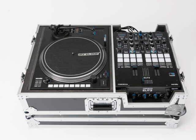 Magma Scratch Suitcase for Turntable and 10in Mixer - Black/Silver (40985)