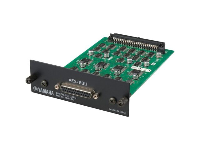 Yamaha MY8-AE 8-Channel AES/EBU I/O Card 24-bit for Digital Mixing Consoles