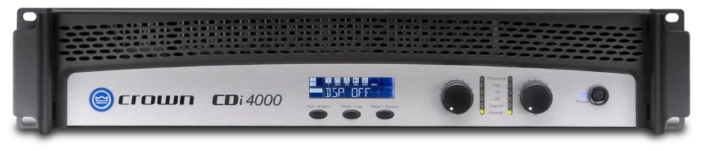Crown Two-Channel Power Amplifier NCDI4000E60 1200W with DSP