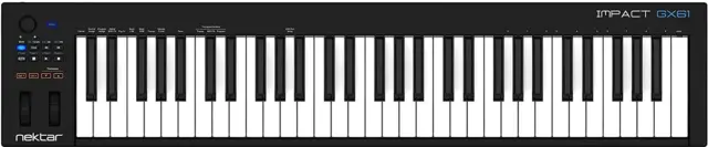 Nektar MIDI Keyboard Impact GX61 with USB Connectivity and DAW Controls