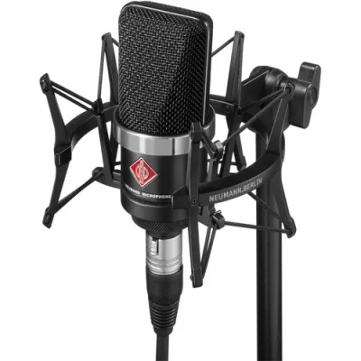 Neumann Large-Diaphragm Condenser Microphone TLM-102 Studio Set - Black Cardioid High SPL