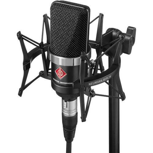 Neumann Large-Diaphragm Condenser Microphone TLM-102 Studio Set - Black Cardioid High SPL