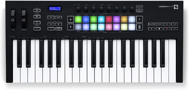Novation Launchkey 37 MK3 MIDI Keyboard Controller with 8 Pads