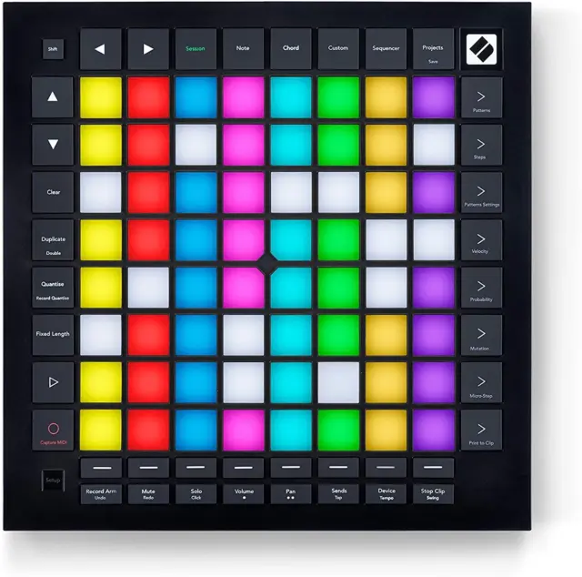 Novation Launchpad Pro MK3 MIDI Controller with 64 RGB Pads and 4-Track Sequencer