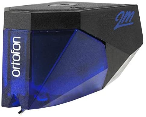 Ortofon 2M Blue Turntable Cartridge with Nude Elliptical Stylus 5.5mV