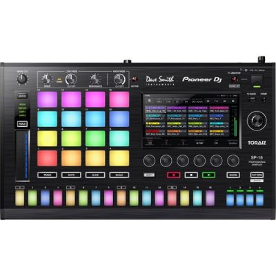 Pioneer DJ Toraiz SP-16 Sampler Sequencer with 7in Touchscreen 16 Pads