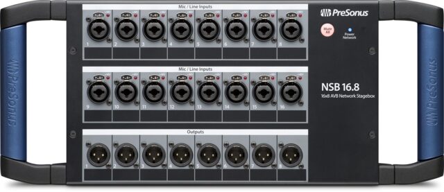 PreSonus NSB 16.8 AVB Stage Box 16x8 with XMAX Preamps