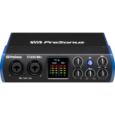 Presonus USB-C Audio Interface Studio 24C 2x2 24-bit/192 kHz