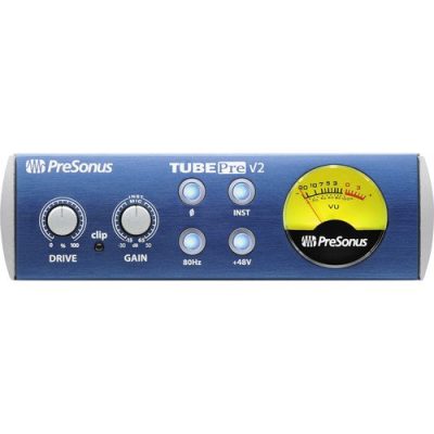 Presonus TubePre V2 Tube Microphone Preamp with XMAX Class-A and 48V Phantom Power