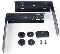 QSC E15YM Powder Coated Steel Yoke for E15 Loudspeaker Vertical Mount Black