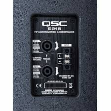 QSC E215 Dual 15" 2-Way Loudspeaker 1000W Black for Live Sound - Image 2