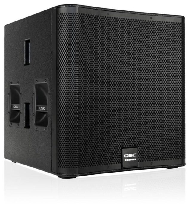QSC GP118-SW 18-Inch Subwoofer, Bass-Reflex, Black, Portable Audio