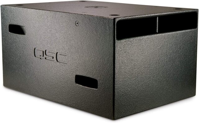 QSC Dual 12" Bandpass Subwoofer GP212-sw-BK Black High-Performance
