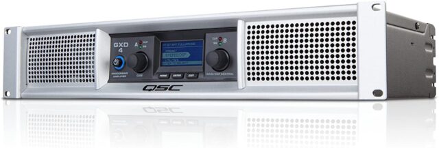 QSC GXD4 Class-D Power Amplifier with DSP, 1600W Peak, 2 Channels