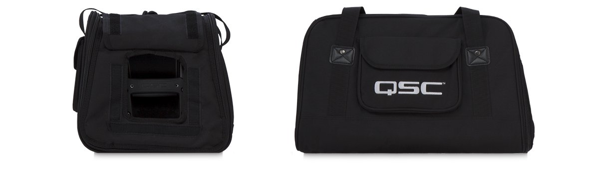 QSC K12 Tote Bag Weather-Resistant Cordura Nylon Black for Loudspeakers - Image 2