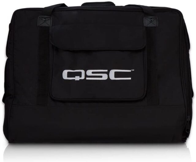 QSC KLA12 Tote Bag Soft Padded Nylon Black for Loudspeaker Protection