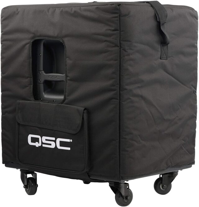 QSC KS118-CVR Subwoofer Padded Cover with Weather-Resistant Nylon/Cordura