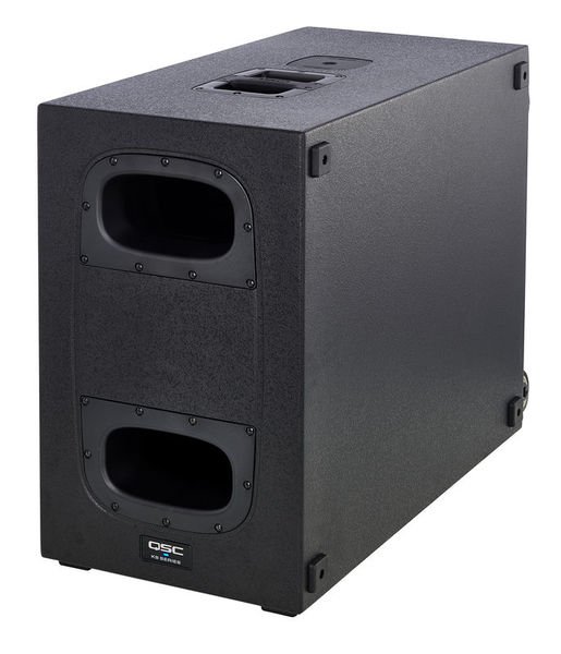 QSC KS212C 3600W Active Cardioid Subwoofer with Dual 12-Inch Drivers